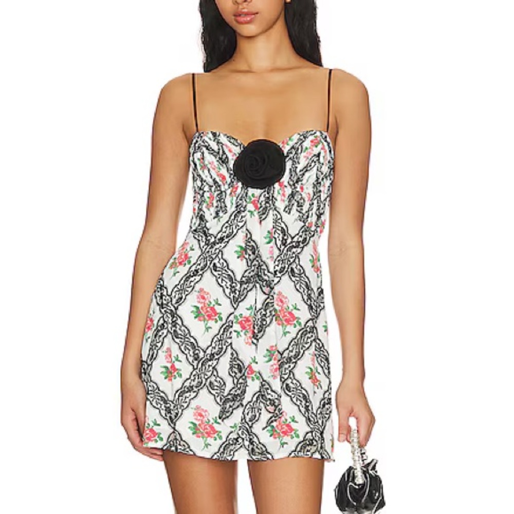 For Love and Lemons Floral Mini Dress